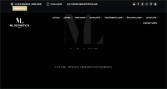 Desktop Screenshot of ml-esthetics.com